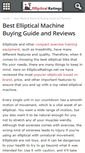 Mobile Screenshot of ellipticalratings.net